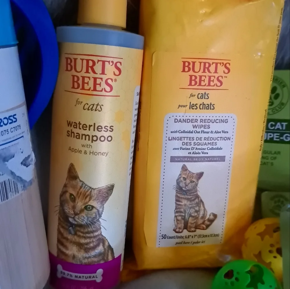 Kitty Kat Bundle Cat Care Bundle Kitten Balls Bed Dish Wipes Pet Spray Nail Trim